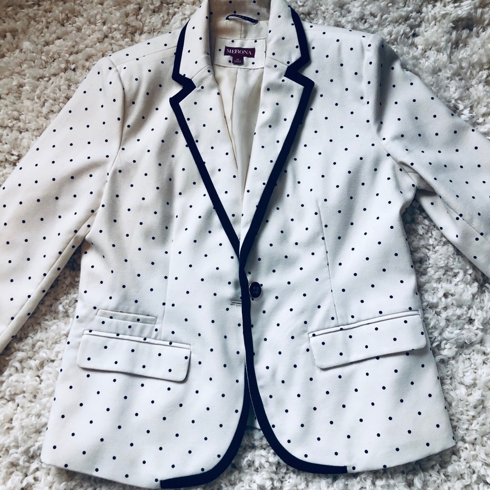 Merona Polka Dot Blazer